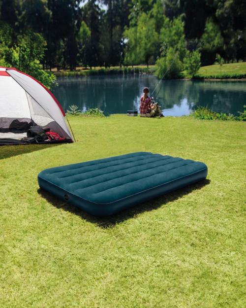 intex Dura-Beam® Standard Midnight Green Downy Air Mattress 10" Twin (Pump Not Included)
