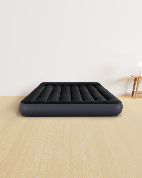 intex Dura-Beam® Standard Pillow Rest Air Mattress 10" Full w/ Built-In Electric Pump