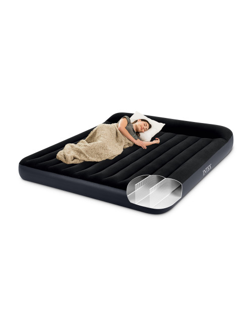 Intex Dura-Beam® Standard Pillow Rest Air Mattress 10" King Bundle With 2 Free Pillows