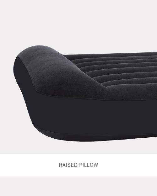 Intex Dura-Beam® Standard Pillow Rest Air Mattress 10" Twin Bundle With Free Pillow