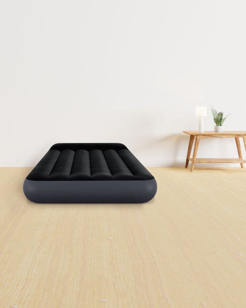 intex Dura-Beam® Standard Pillow Rest Air Mattress 10" Twin w/ Built-In Electric Pump