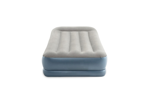 Intex Dura-Beam® Standard Pillow Rest Air Mattress 12" Twin W/ Built-In Electric Pump