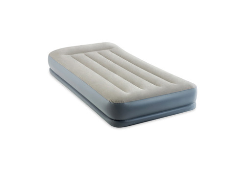 intex Dura-Beam® Standard Pillow Rest Air Mattress 12" Twin w/ Built-In Electric Pump