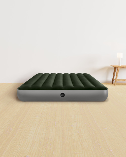 intex Dura-Beam® Standard Prestige Air Mattress 10" Full w/ Hand-Held Battery Pump