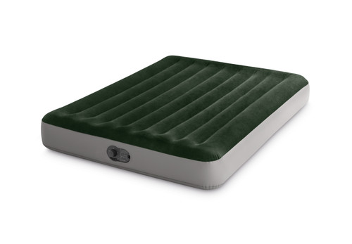 Intex Dura-Beam® Standard Prestige Air Mattress 10" Queen W/ Built-In USB Electric Pump