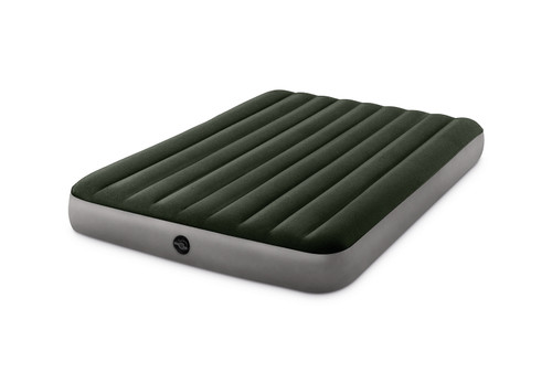 Intex Dura-Beam® Standard Prestige Air Mattress 10" Queen W/ Hand-Held Battery Pump