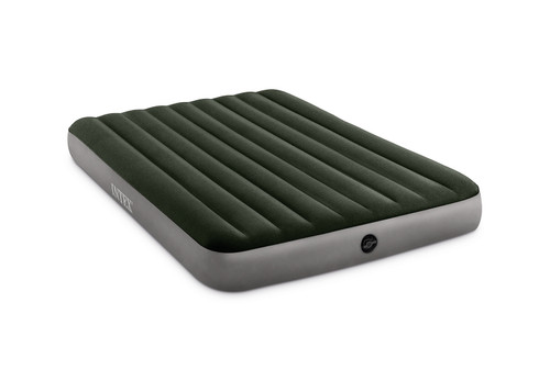 intex Dura-Beam® Standard Prestige Air Mattress 10" Queen w/ Hand-Held Battery Pump