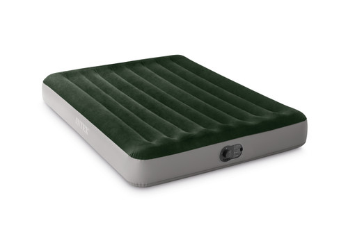 intex Dura-Beam® Standard Prestige Air Mattress 10" Queen w/ Built-In USB Electric Pump