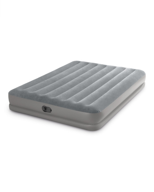Intex Dura-Beam® Standard Prestige Air Mattress 12" Queen W/ Built-In USB Electric Pump