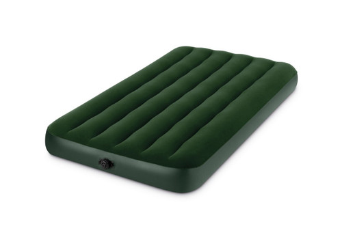 Intex Dura-Beam® Standard Prestige Downy Air Mattress 8.75" Twin W/ Hand-Held Battery Pump