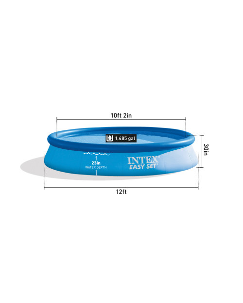 Intex Easy Set® 12' X 30" Inflatable Pool W/ Filter Pump