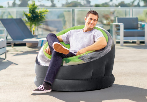 Intex Empire Chair Indoor / Outdoor Inflatable Lounger - Green