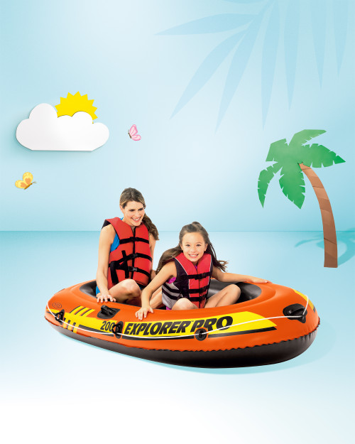 Intex Explorer™ Pro 200 Inflatable Boat - 2 Person (Boat Only)