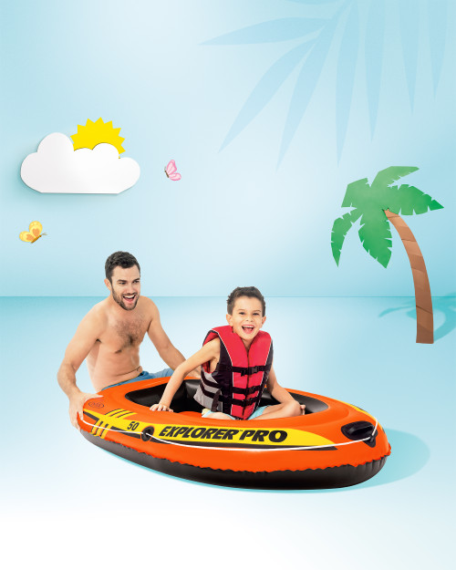 Intex Explorer™ Pro 50 Inflatable Boat - 1 Person (Boat Only)