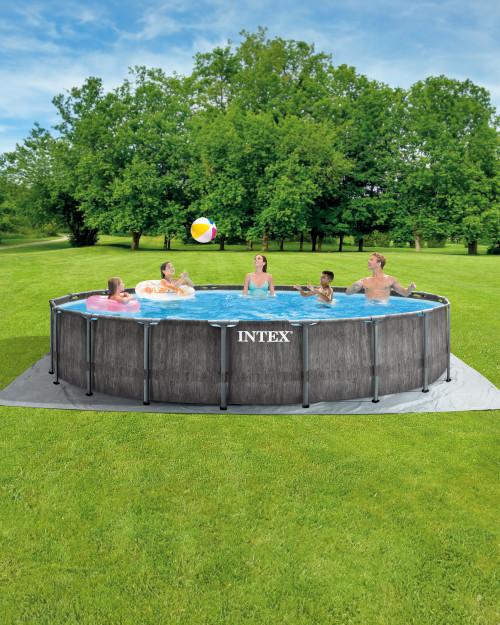 Intex Greywood Prism Frame™ 18' X 48" Above Ground Pool Set