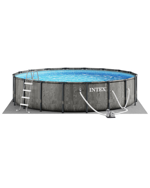Intex Greywood Prism Frame™ 18' X 48" Above Ground Pool Set