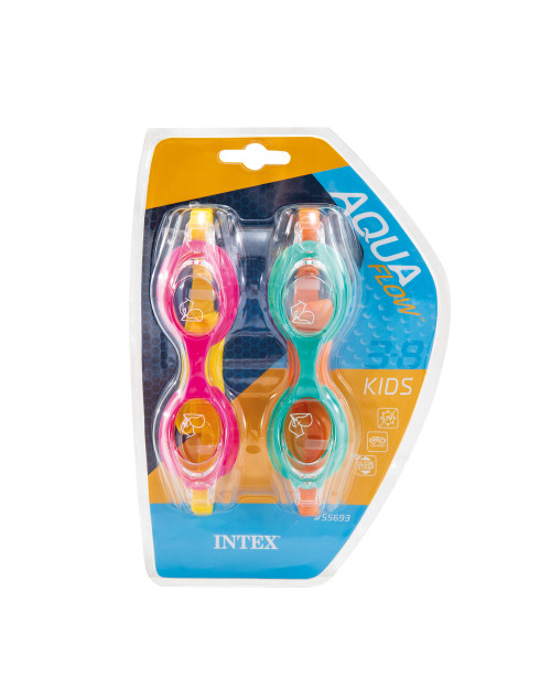 intex Aqua Flow Kids Goggles - 2 Pack