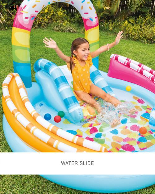 Intex Candy Fun Inflatable Play Center W/ Slide