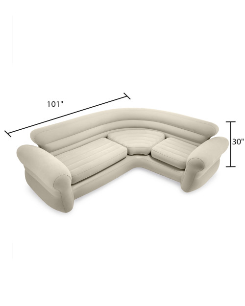Intex Corner Sofa "L-Shaped" Inflatable Couch
