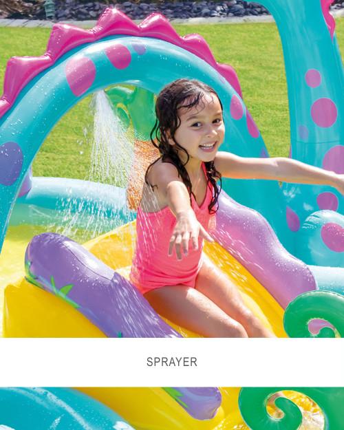 Intex Dinoland Inflatable Play Center W/ Slide