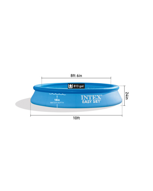 Intex Easy Set® 10' X 24" Inflatable Pool