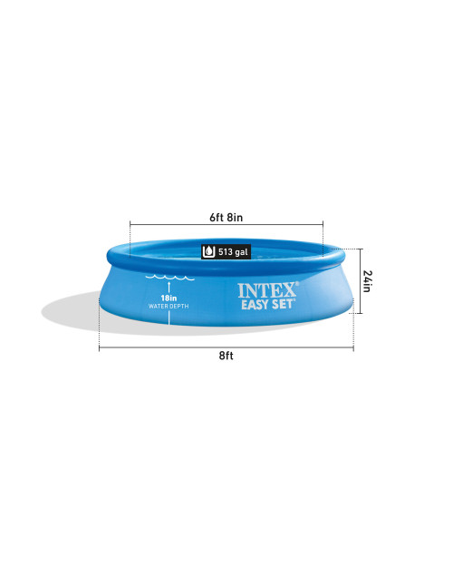 Intex Easy Set® 8' X 24" Inflatable Pool