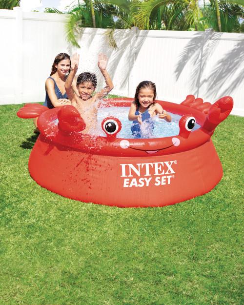 intex Easy Set® Happy Crab Inflatable Pool