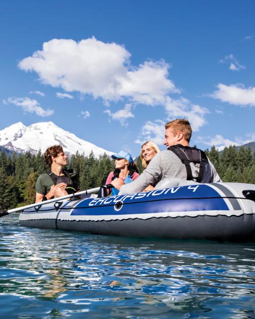 intex Excursion™ 4 Inflatable Boat Set - 4 Person