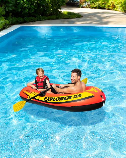 intex Explorer™ 200 Inflatable Boat Set - 2 Person