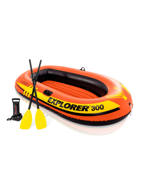 Intex Explorer™ 300 Inflatable Boat Set - 3 Person