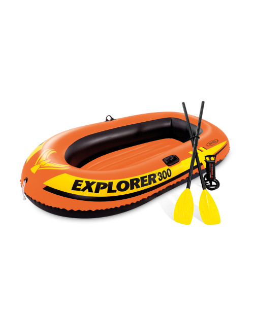 Intex Explorer™ 300 Inflatable Boat Set - 3 Person