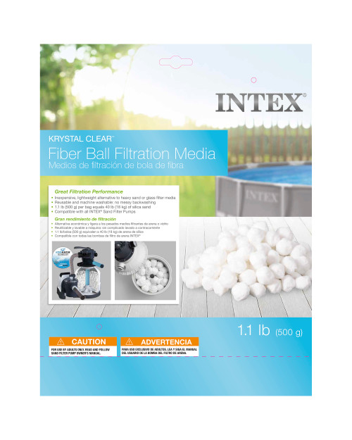 Intex Fiber Ball Filtration Media