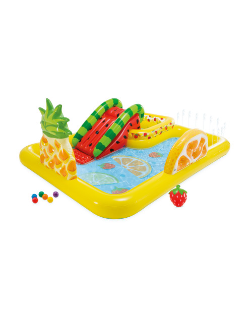 Intex Fun 'N Fruity Inflatable Play Center W/ Slide