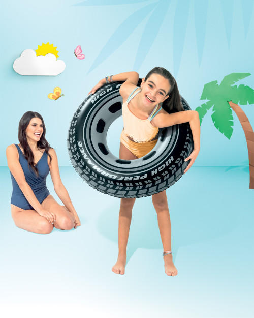 Intex Giant Tire Inflatable Pool Swim Tube