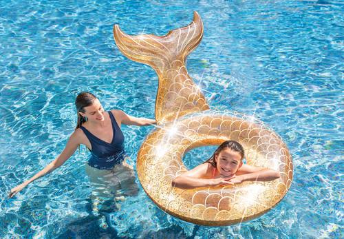 intex Glitter Mermaid Inflatable Pool Swim Tube