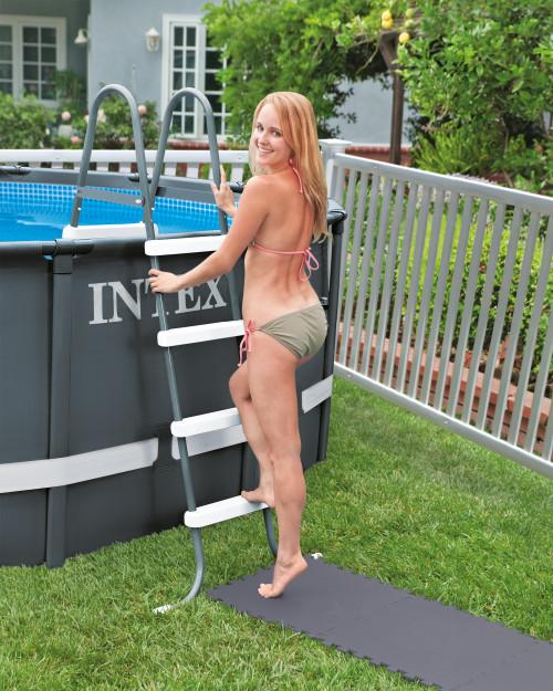 Intex Gray Padded Floor Protector (8 Pieces)