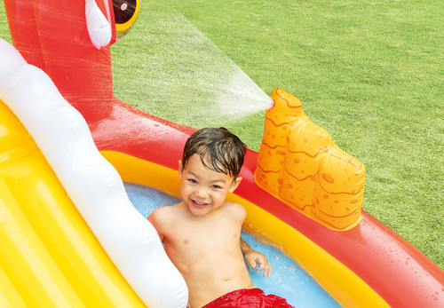 Intex Happy Dino Inflatable Play Center W/ Slide