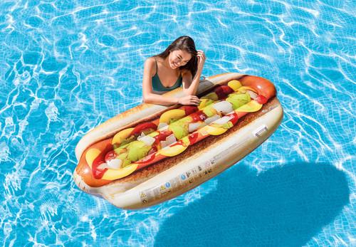 intex Jumbo Hot Dog Inflatable Floating Mat