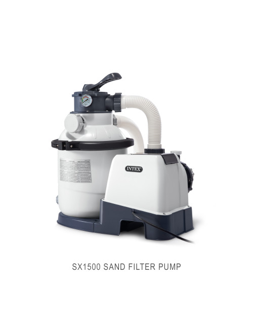intex Krystal Clear™ Sand Filter Pump - 1500 GPH