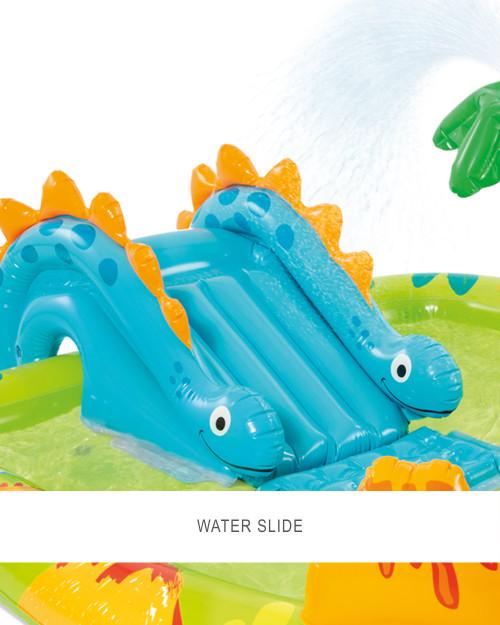Intex Little Dino Inflatable Play Center W/ Slide