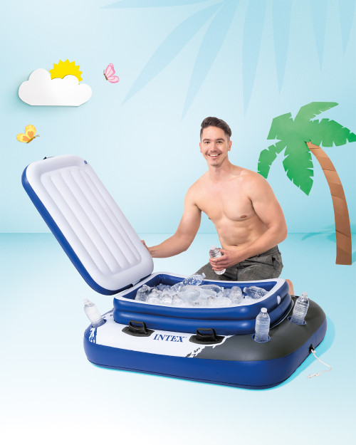 Intex Mega Chill 2 Floating Inflatable Cooler