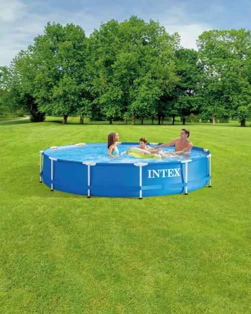 Intex Metal Frame 12' X 30" Above Ground Pool