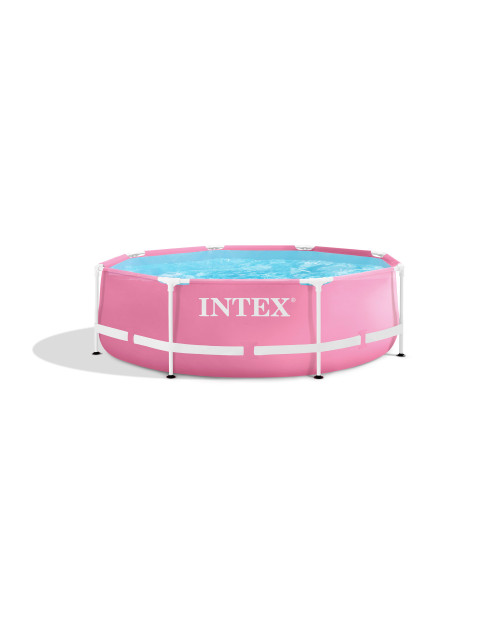 intex Pink Metal Frame Above Ground Pool - 8' x 30"