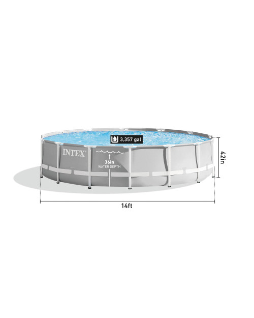 Intex Prism Frame™ 14' X 42" Above Ground Pool Set