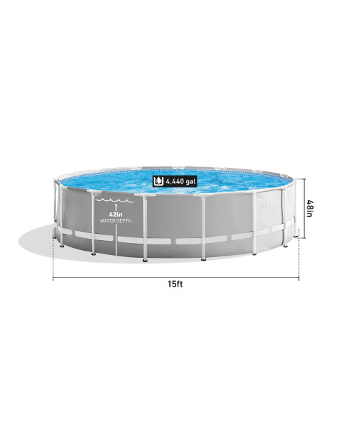 Intex Prism Frame™ 15' X 48" Above Ground Pool Set