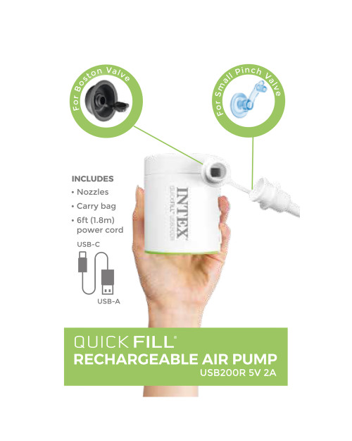 intex Quick-Fill® USB Electric Air Pump - USB200R