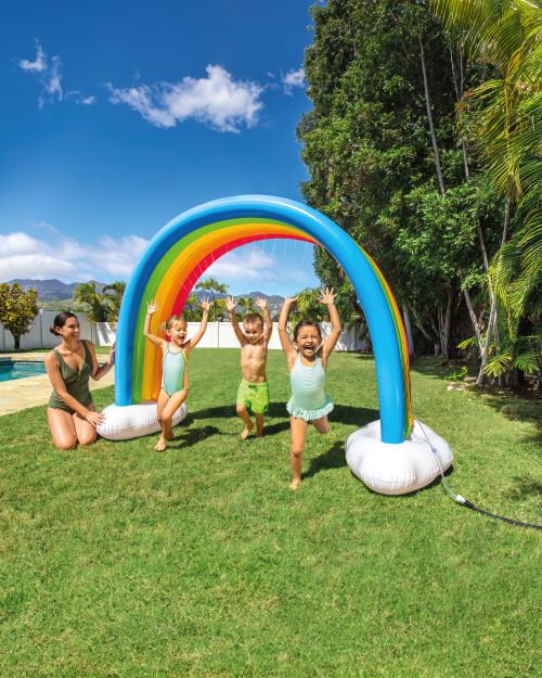 intex Rainbow Cloud Inflatable Sprinkler Toy