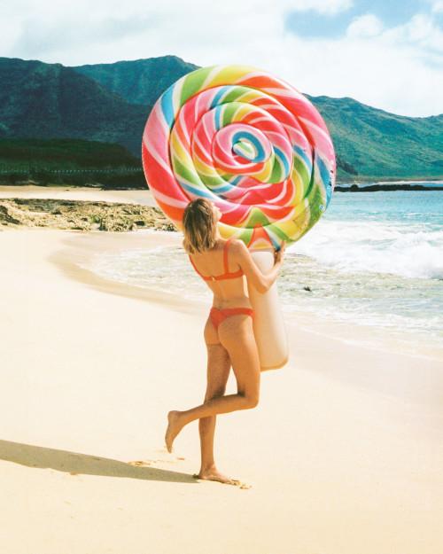 intex Rainbow Lollipop Inflatable Pool Float