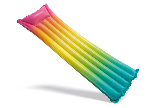Intex Rainbow Ombre Inflatable Floating Mat
