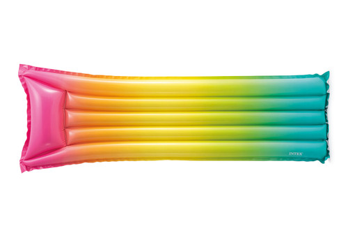 Intex Rainbow Ombre Inflatable Floating Mat